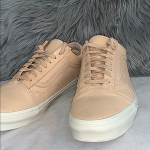 VANS leather peach/tan